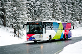 Winterbus vom Verkehrsverbund